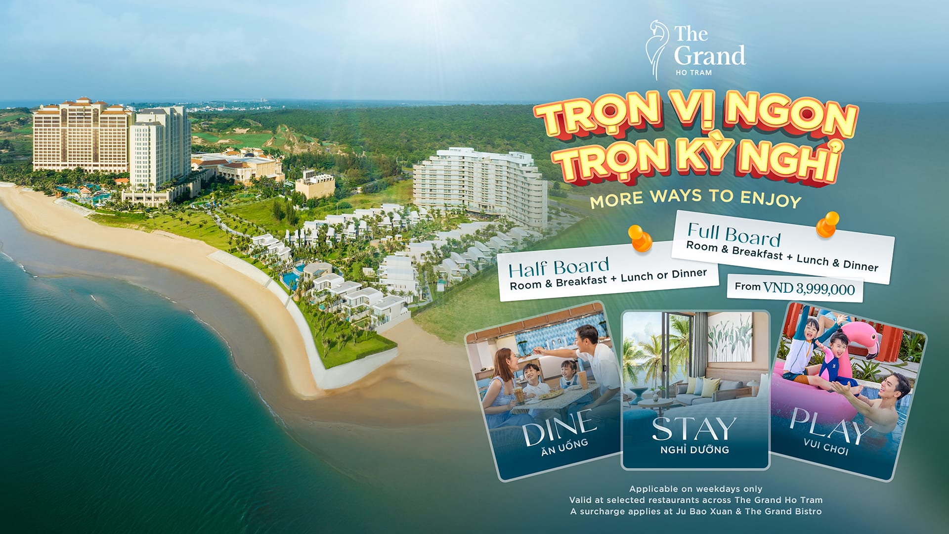HALF BOARD & FULL BOARD PACKAGE